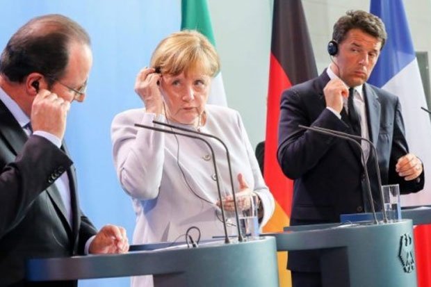 Hollande, Merkel e Renzi reúnem-se para discutir terrorismo